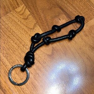 Authentic Bottega Veneta Knot Leather Keychain